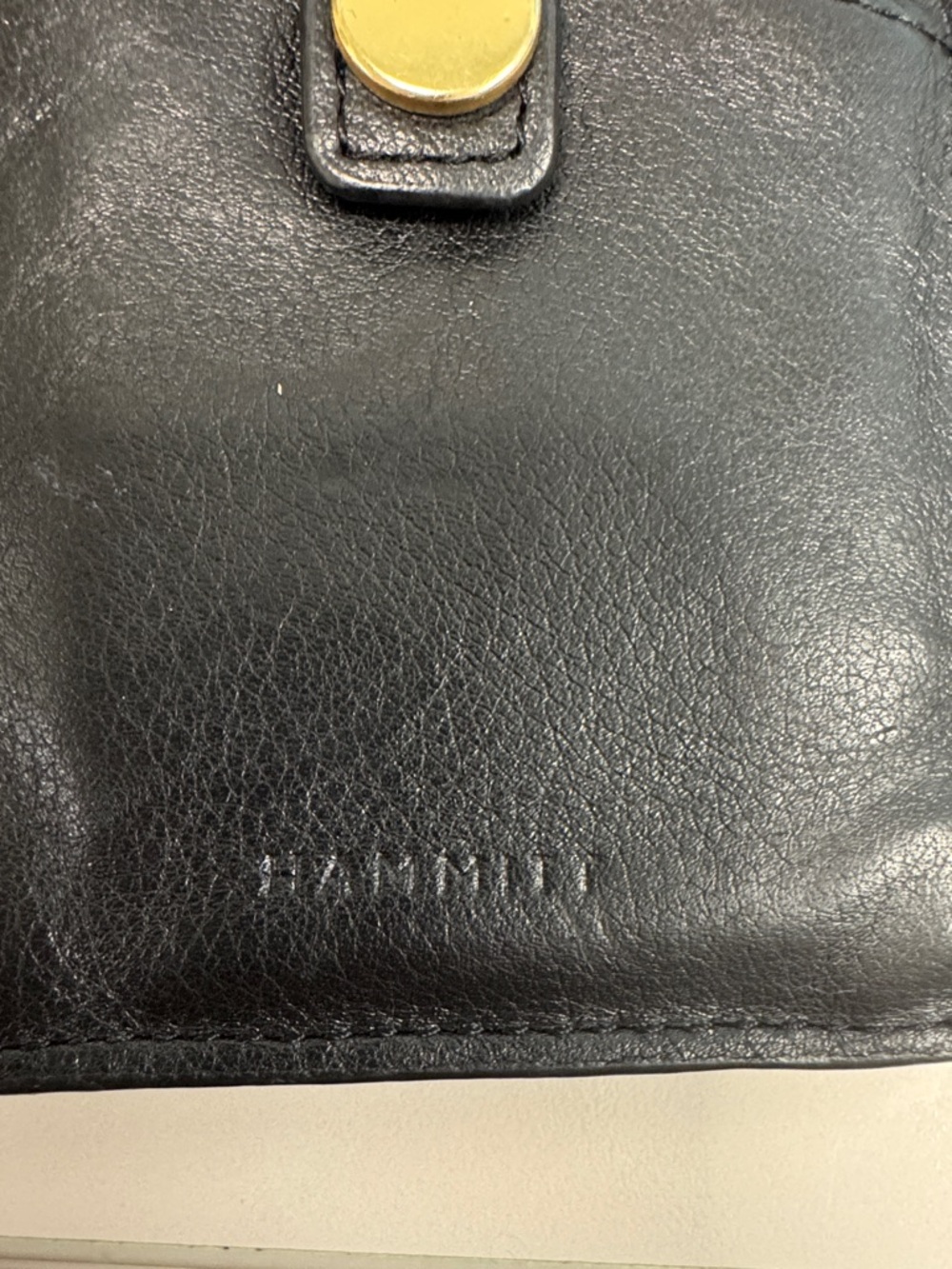 Hammitt 210 West Card Case Wallet in Black with Red Zip - Picture 3 of 7
